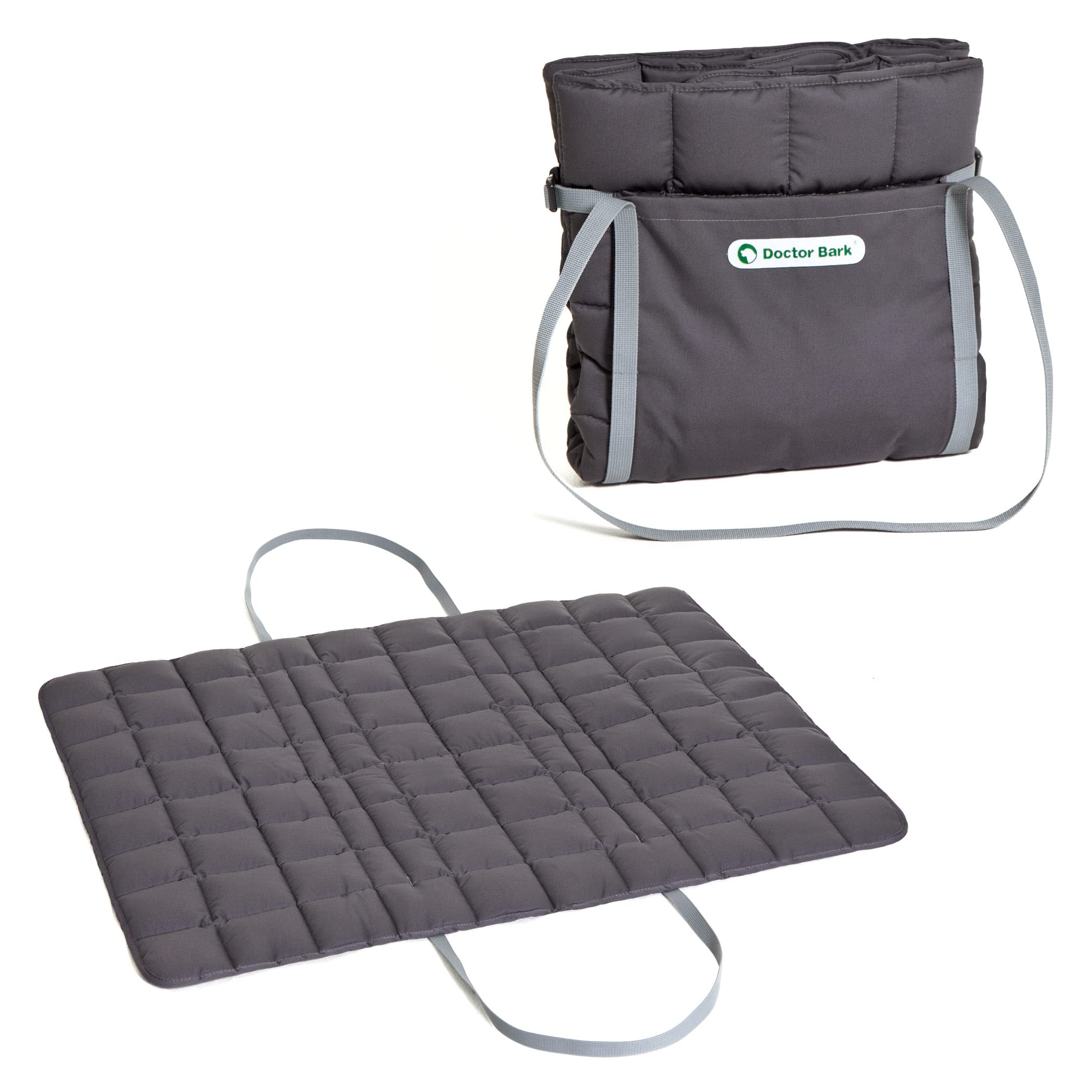 Doctor Bark Travel Bag für Hund und Besitzer, praktische Reisedecke, Allergiker geeignet - waschbar bei 95°C Größen erhältlich