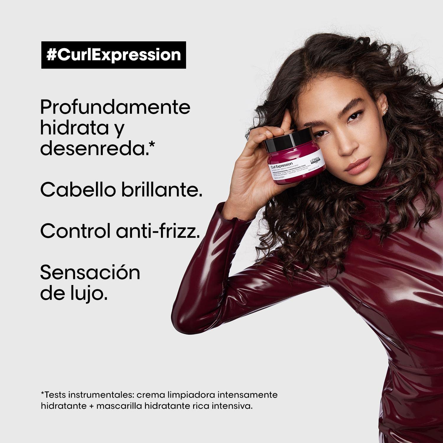 L’Oréal Professionnel Rutina para Cabello Rizado con Champú, Mascarilla Hidratante Intensiva y Crema de definición, Para Rizos y Ondas, SERIE EXPERT, 300ml + 250ml