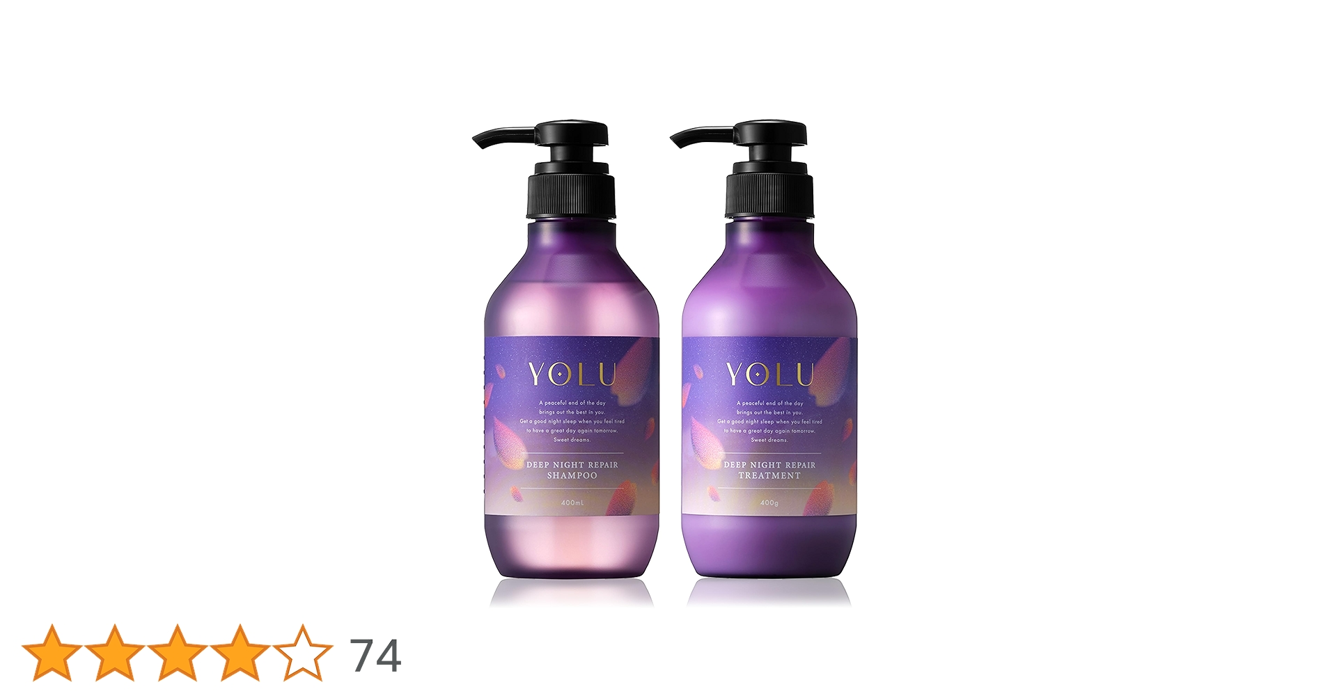 YOLU SAKURA DEEP NIGHT REPAIR 2個セット Amazon | YOLU ヨル | ヘアオイル ディープナイトリペア 2個