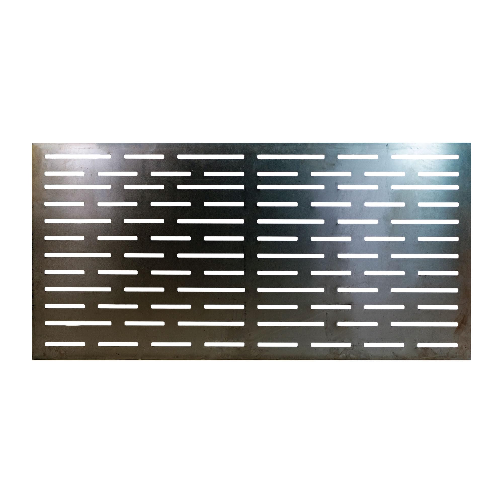 Chapa Perforada Decorativa de Hierro | Panel Metálico Hierro en Crudo | 2x1 m | Ideal para Decoración de exteriores | Vallas, Celosías, Paredes, Balcones, Jardines | Mod. 51