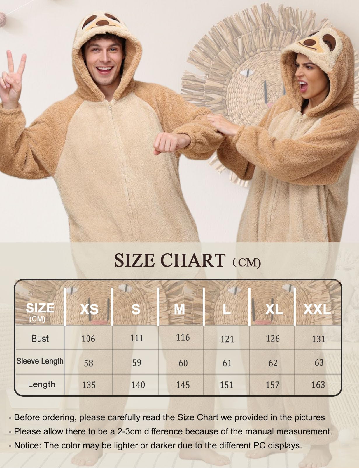 Pyjama Femme Combinaison Vêtements Grenouillère Femme en Polaire Unisexe Animal Costume Homewear Party Onesie
