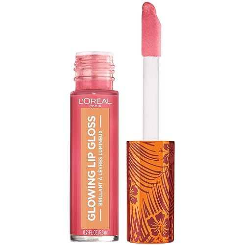 L'Oreal Paris Summer Belle - Brillo de labios brillante, tropical, como si fuera caliente