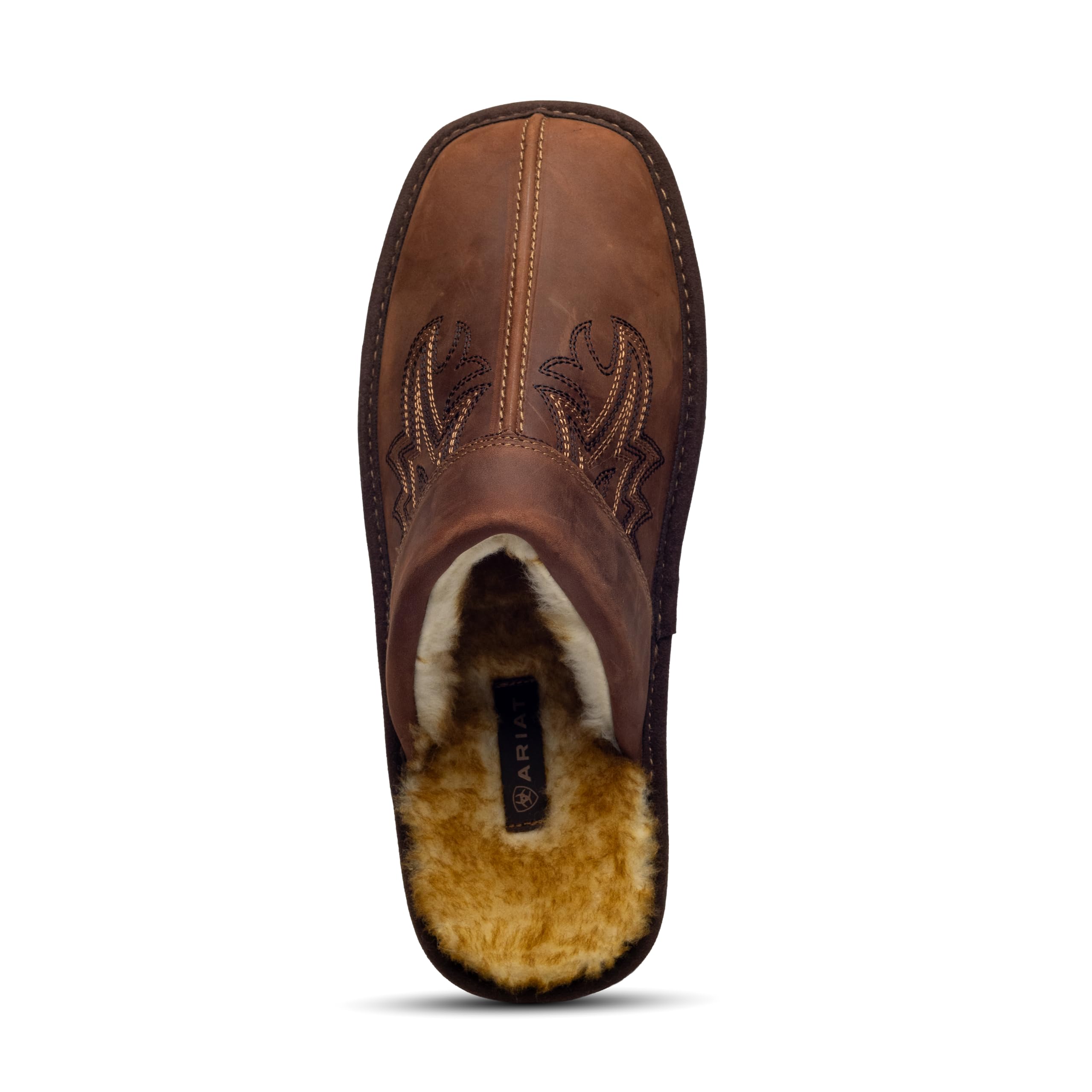 ARIAT Męskie 2842 Silversmith Outdoor Indoor Western Suede Foam Cushioned Square Toe Pantofle