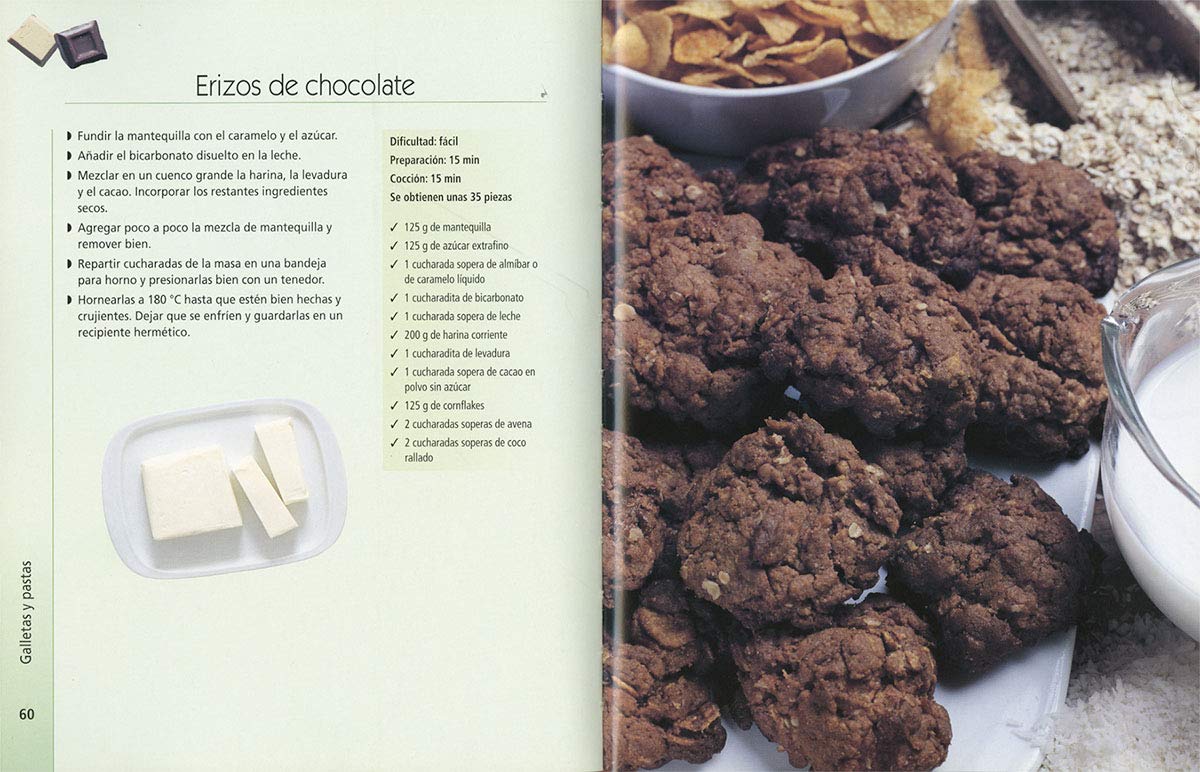 Tartas, bizcochos, galletas, pastas...