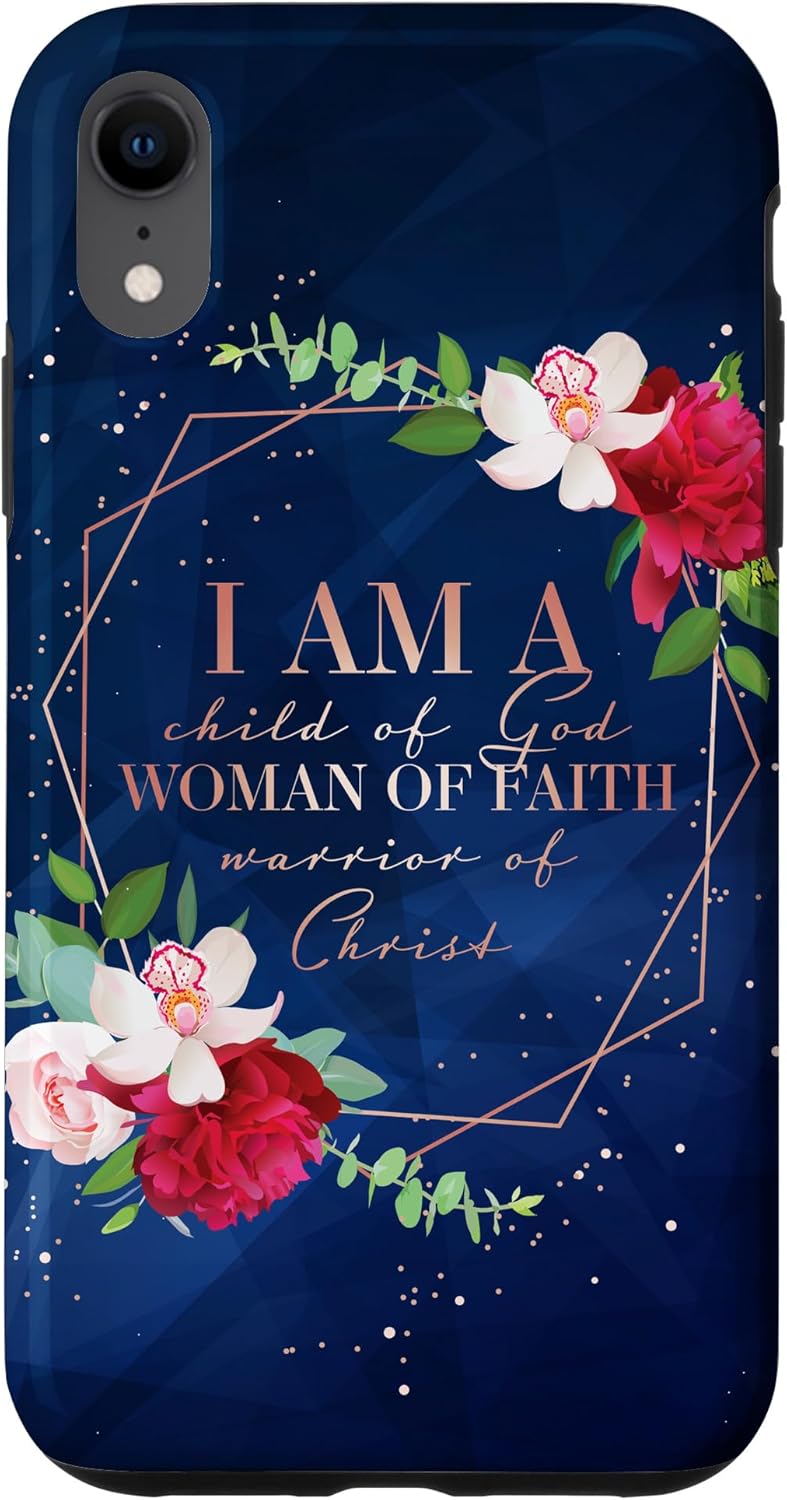Faith Christ Child Of God Christian Gifts Bible Verse Phone Case for iPhone XR