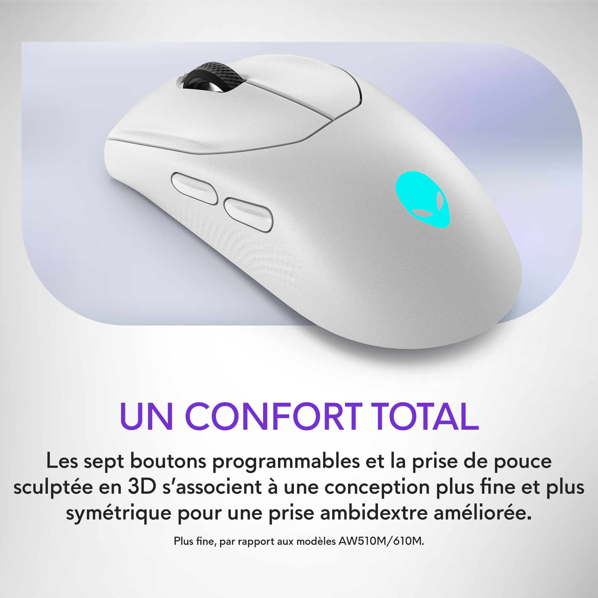 SOURIS DE GAMING SANS FIL TRI-MODE ALIENWARE - AW720M