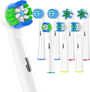 AOBAMA Replacement Toothbrush Heads Compatible with Oral B Braun- Pack of 8 Electric Toothbrush Heads for Oral b-Toothbrush Head Refills for Oral B Pro 1000, 9600, 500, 3000, 8000