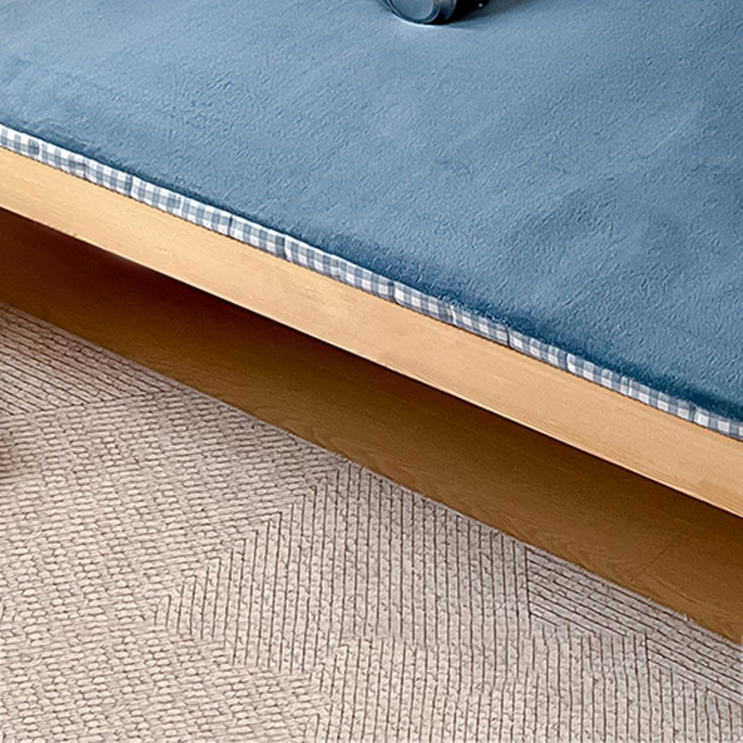 Velvet Futon Covers Slipcovers with Zipper, Super Soft Futon Cover for Japanese Futon, Cotton Tatami Floor Sleeping Mat Cover, Anti-Slip Sleeping Mat Cover Washable,I,120x200cm/47x79in