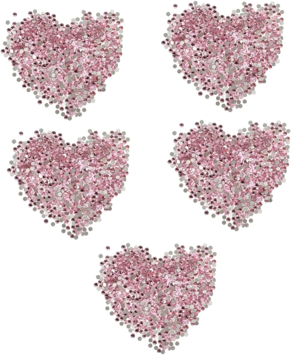 5pcs Flatback Rhinestones for Nails Nail Art Decoration Crystal Glass Water Droplets for Manicures and Crafts Light