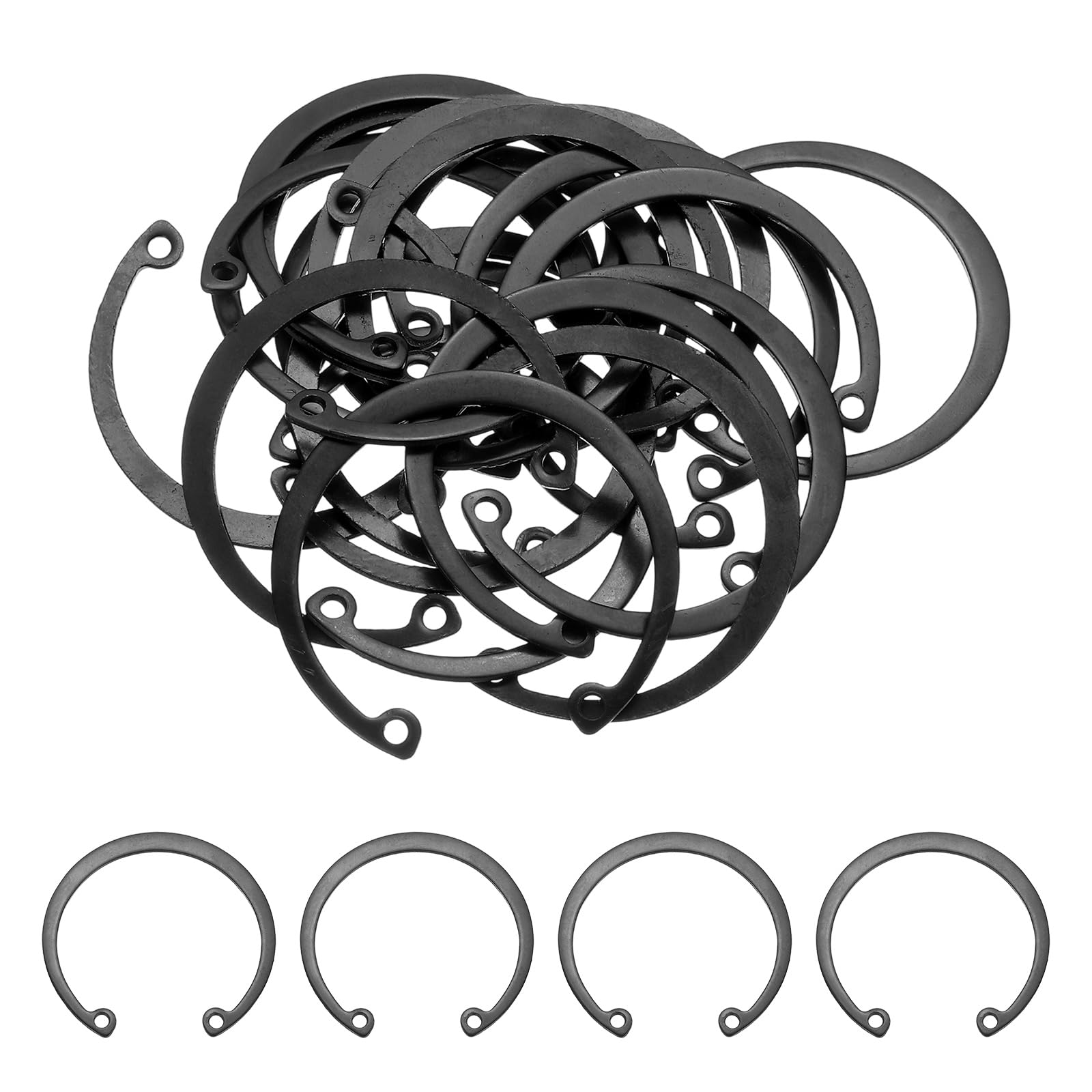 Internal Retaining Rings - 20 Pcs 65Mn Steel -1 Internal Retaining Rings - 20 Pcs 65Mn Steel -1