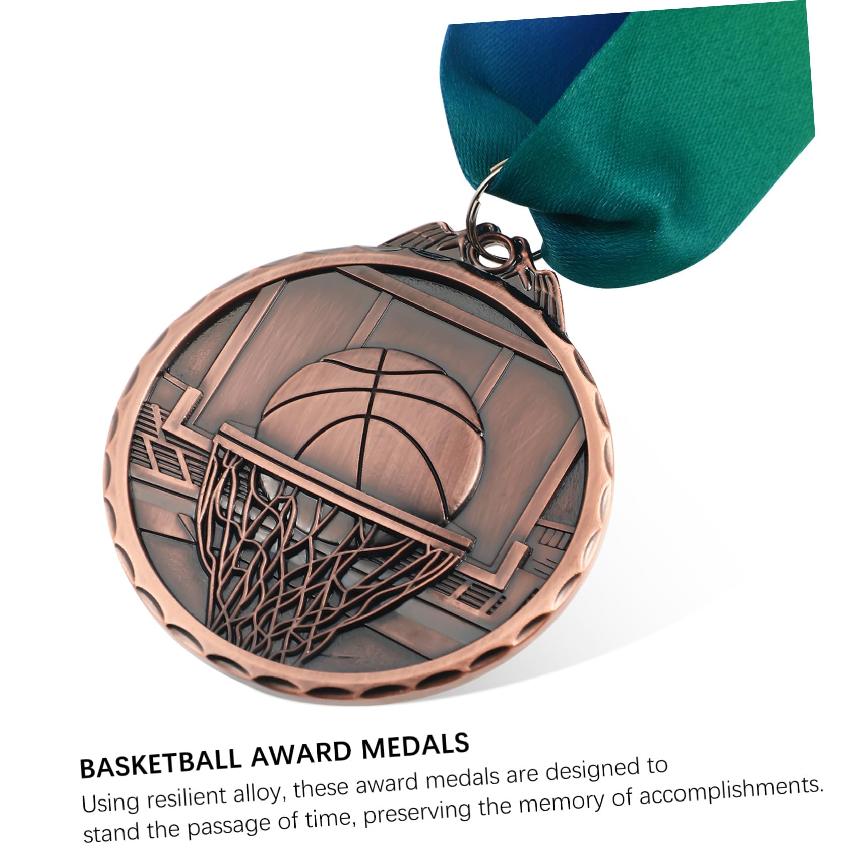 VALICLUD 15stücke Basketball Medaillen Mit Reliefdesign Auszeichnungen Für Sportveranstaltungen Preise Für Turniere Und Spiele Langlebige Metallmedaillen