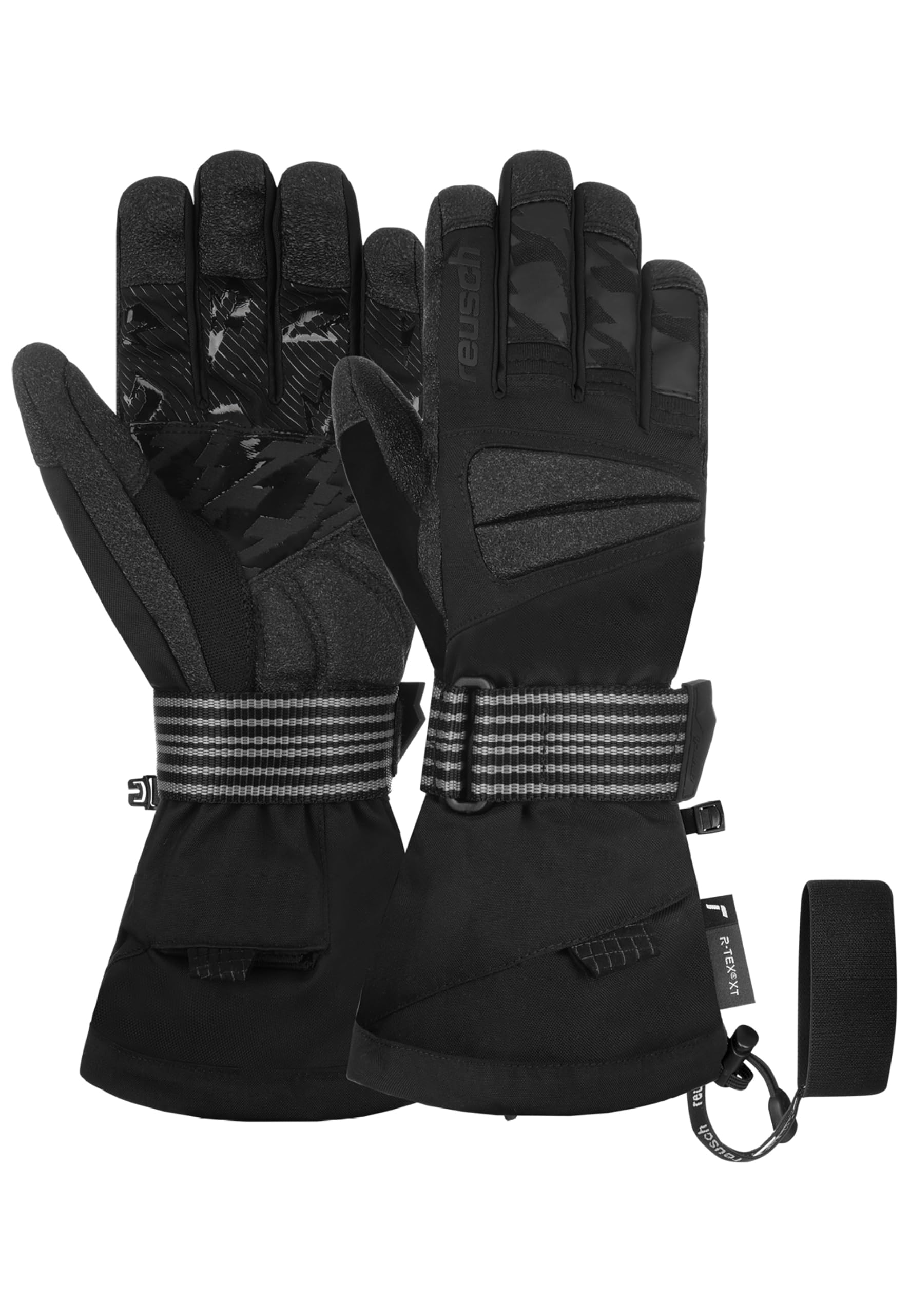 Reusch Sweeber III R-TEX XT Gants de Snowboard et de Ski Unisexe – Ortho-TEC Dual Protection, imperméable, Coupe-Vent, Respirant, Chaud, Protection Contre Les Chocs – Sports d'hiver pour Homme et