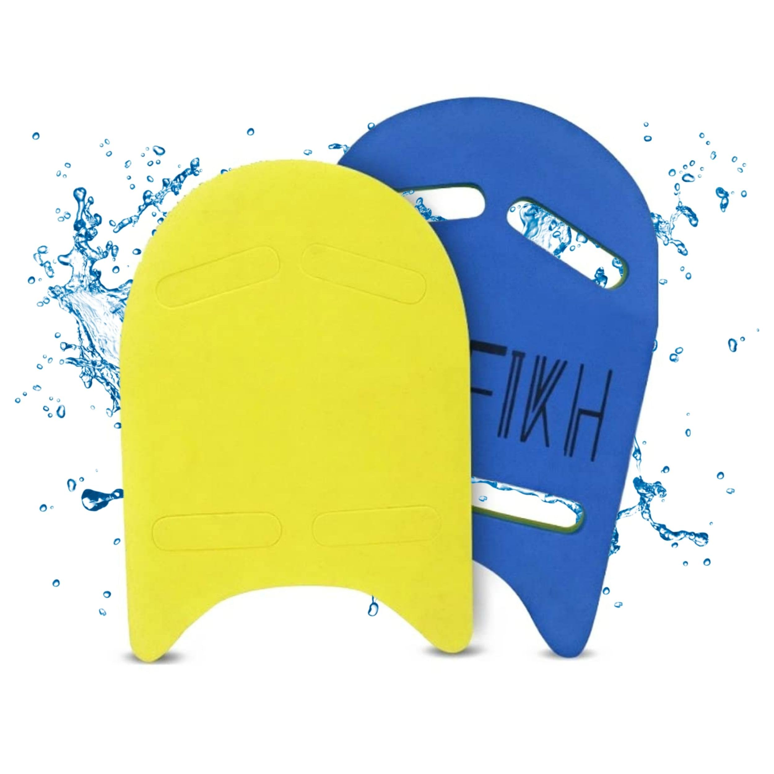 Sports Swimming Kickboard for Pool Exercise Beginners Floating Boards with Ergonomic Groove Grip Handles Extra Thick 45mm Floaters for Adults and Kids (44x37x4.7cm)