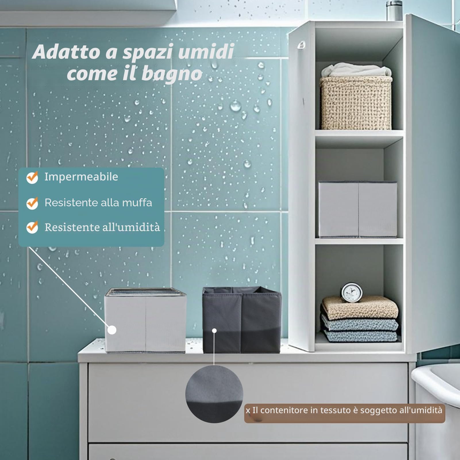 EASEVE Confezione da 6 organizer per armadio e vestiti – Divisori pieghevoli per cassetti a 7 scomparti, organizer per jeans, pantaloni, camicie, pantaloni, scatole impilabili per abbigliamento
