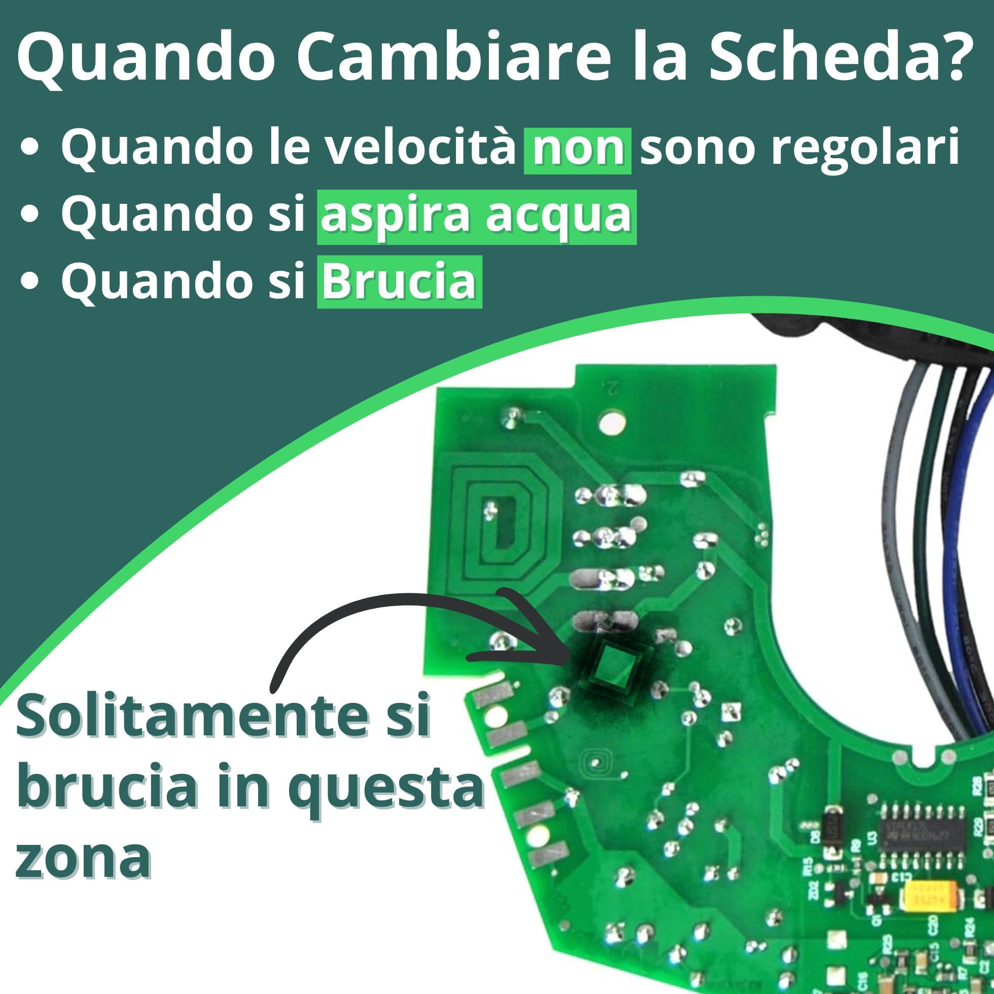 NAMAI - Scheda Folletto VK 140/150, Ricambio Compatibile e Sicuro, Scheda Elettronica di Alimentazione, Accessori Folletto VK140 (Scheda Alimentazione VK140/150)