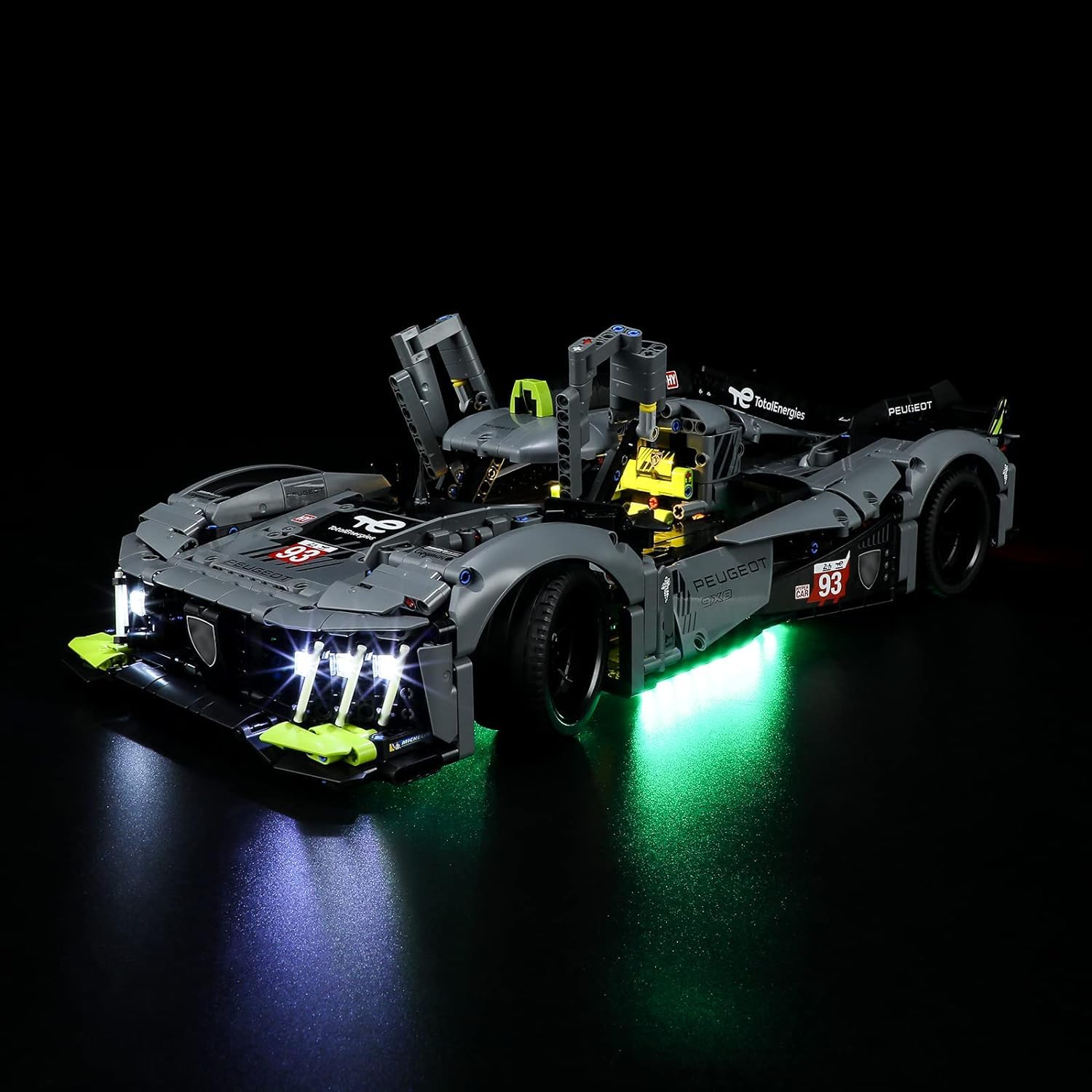 Bricklight Led Light kit for LEGO 42156 PEUGEOT 9X8 24H Le Mans Hybrid Hypercar (No set included, Only Light Kit) - Image 2