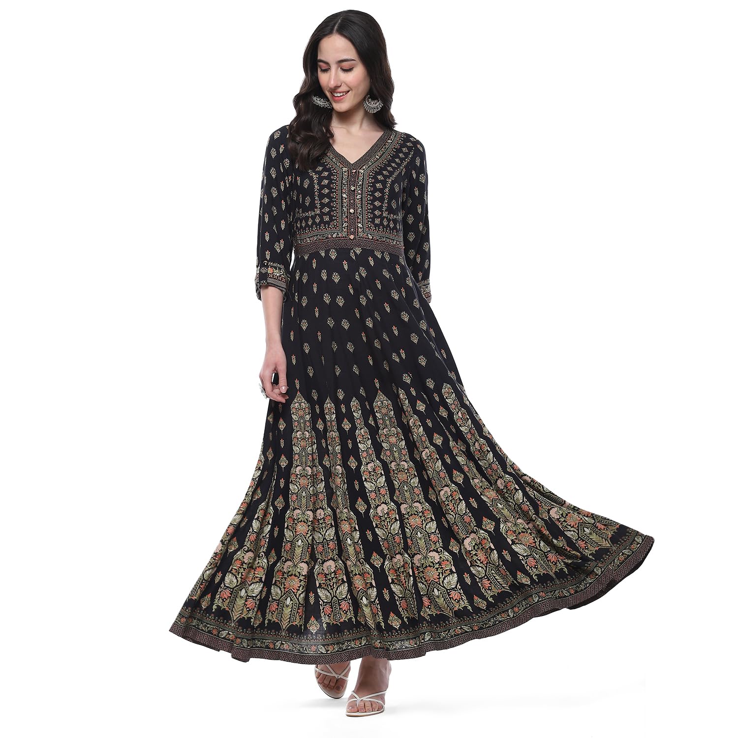biba Women Rayon A-Line Dress-picture-15