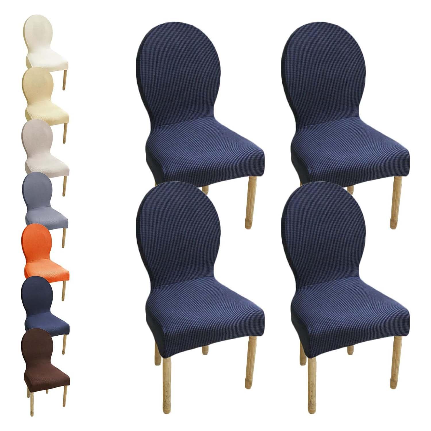 Housses de chaise rondes réglables A154 pour rénover facilement les assises usées