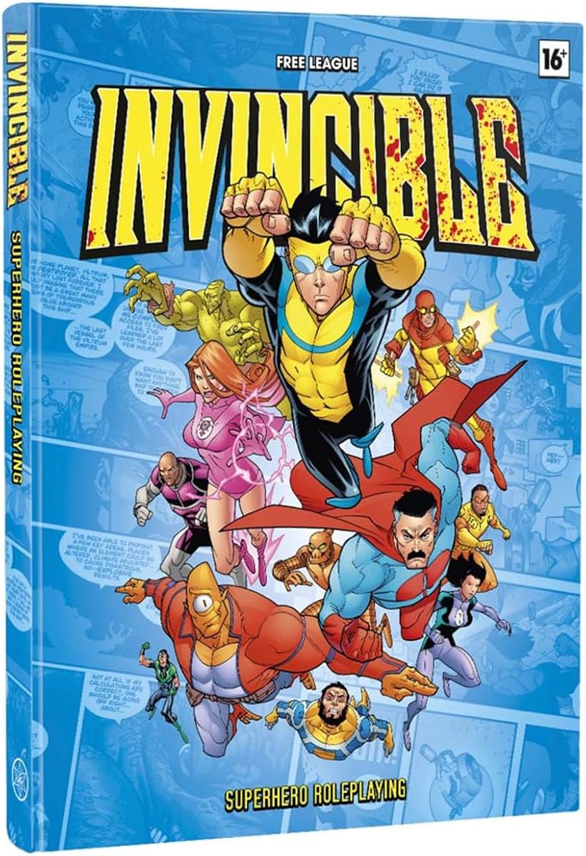Free League Invincible - Superhero Roleplaying Core Rulebook, Tabletop RPG in the Invincible World
