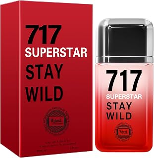 Hybrid & Company 717 Super Star Stay Wild For Men Eau De Toilette Vaporisateur Natural Spray 3.4 Fl Oz