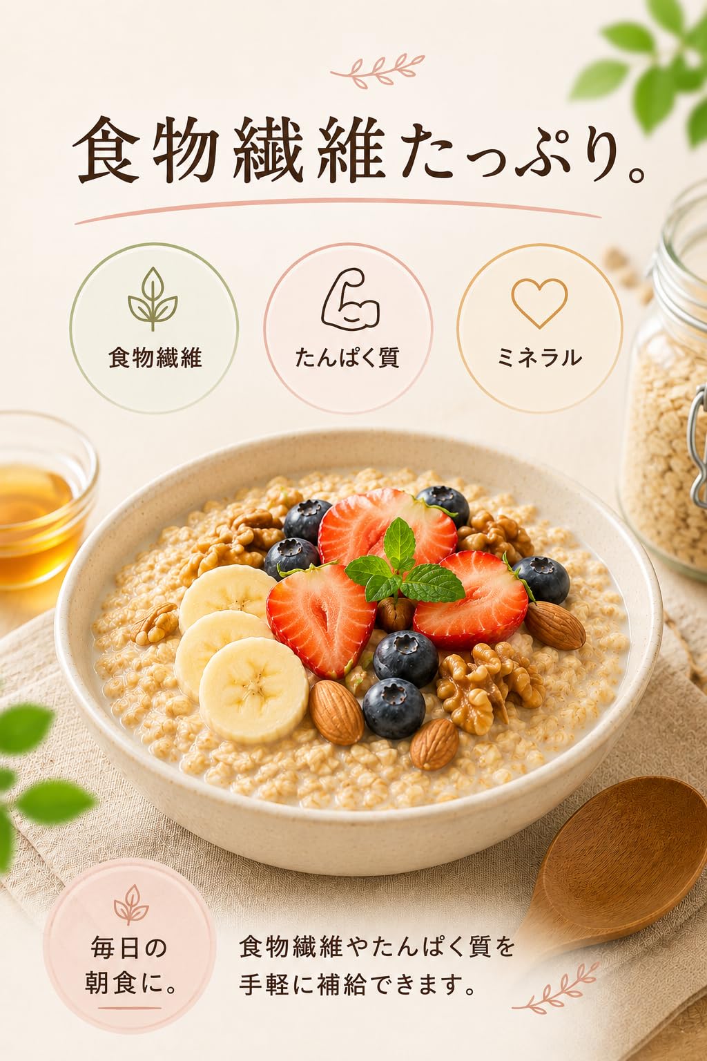 Amazon.co.jp: 有機オートミール ロールドタイプ 700g オーガニック 無