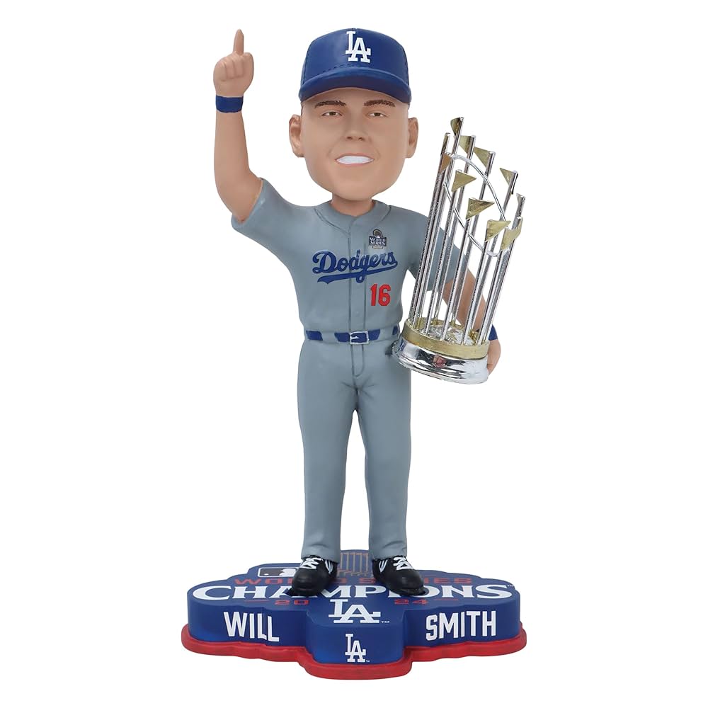 Will Smith ウィルスミス ボブルヘッド DODGERSドジャース Will Smith Los Angeles Dodgers 2024 World Series Champions
