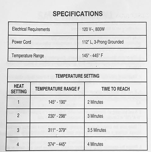 Miniatura 8 de 18-177 10 pulgadas. Hierro de costura de alfombra de 800 vatios