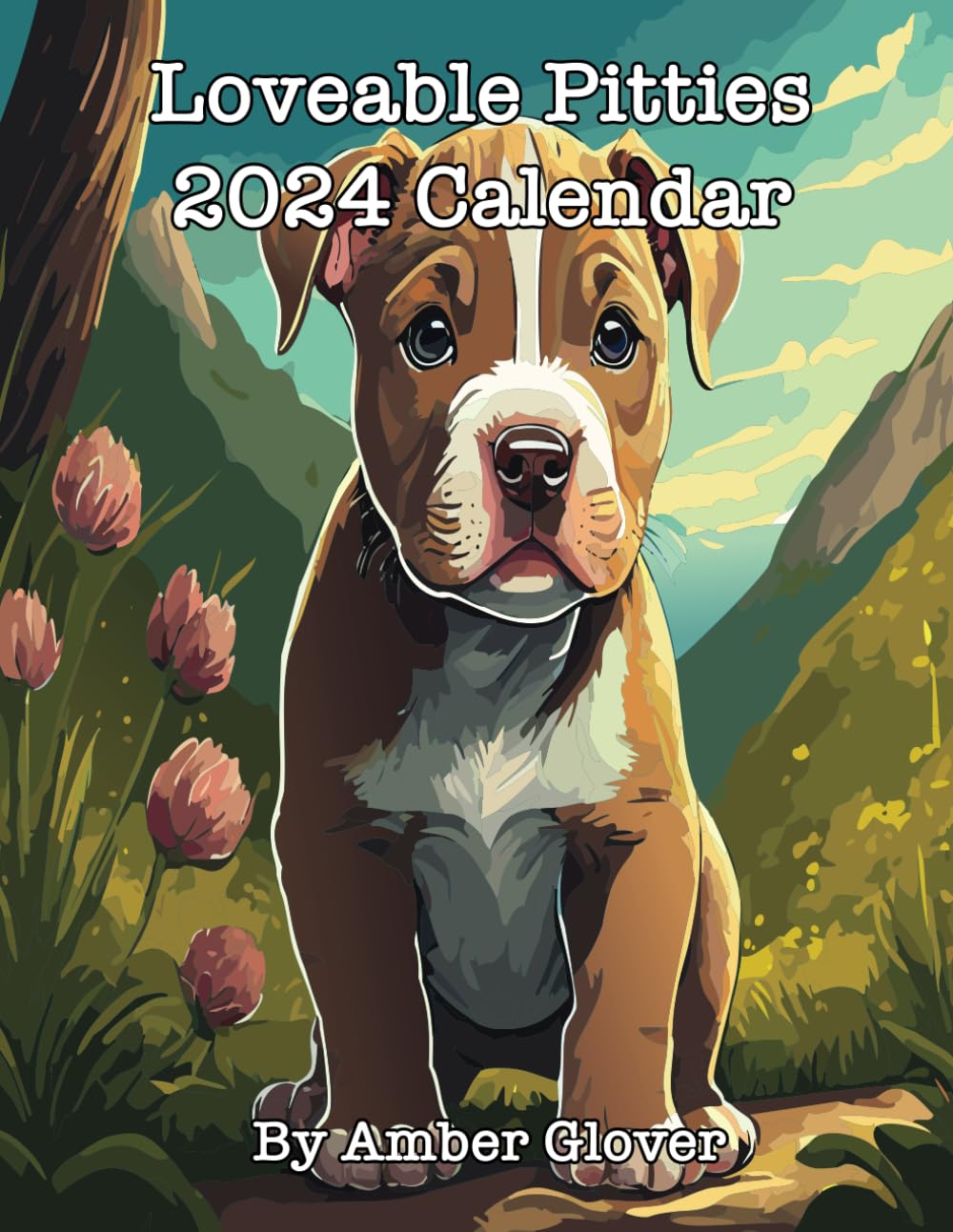 Calendrier Loveable Pitties 2024 l'idée cadeau idéale pour propriétaires de chiens
