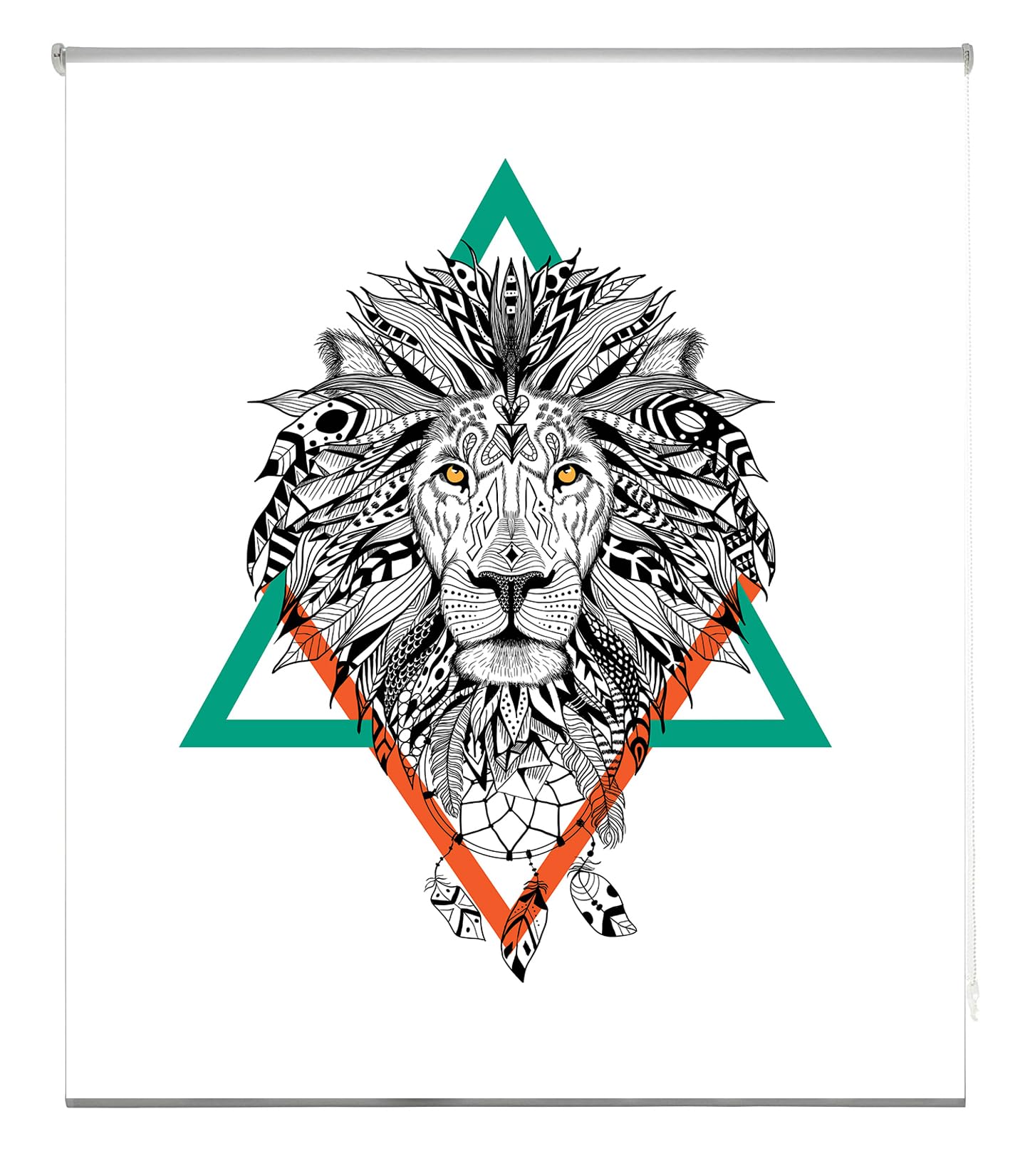 Estoralis | Animaux | Store Enrouleur | sans Outil Tissu translucide imprimé | A-225 | 60 x 150 cm. (Largeur/Hauteur) Taille du Tissu 57 x 150 cm. | Stores pour fenêtres et Portes