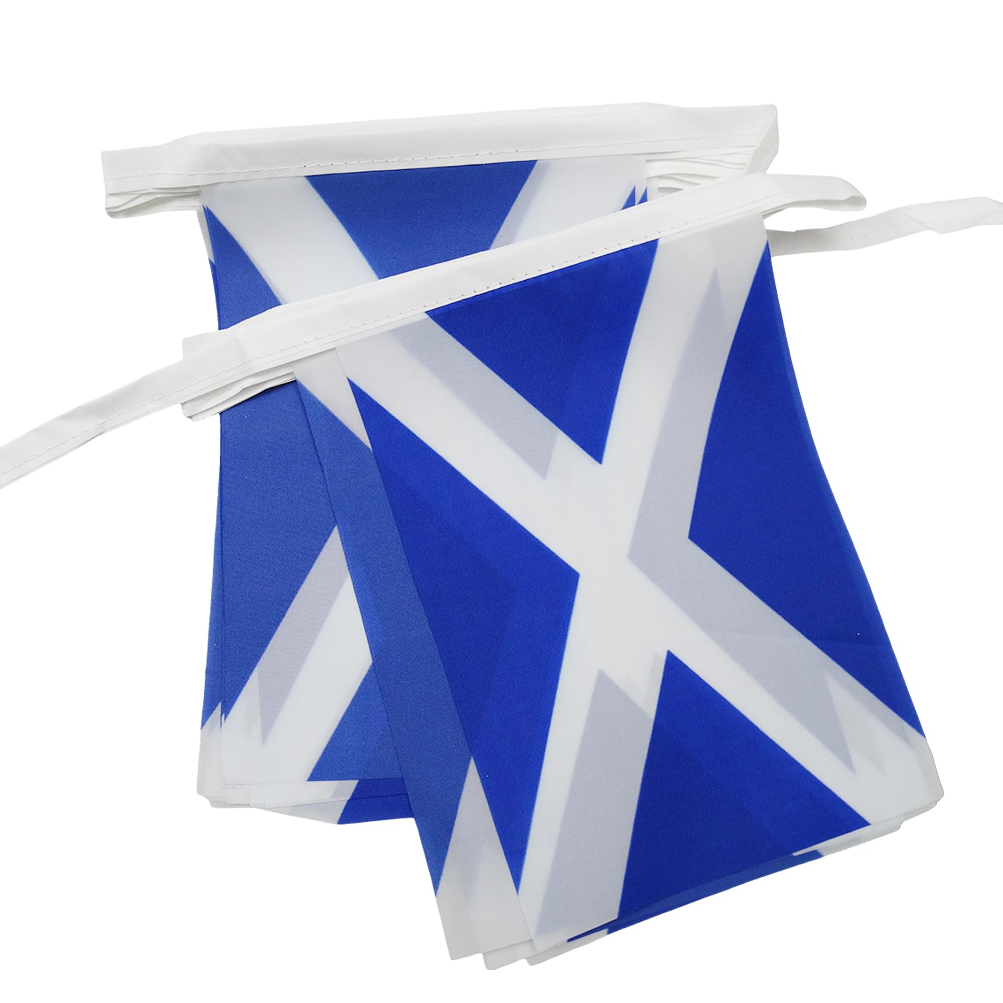 AZ FLAG Scotland Bunting Flag, 20 Ft Garland with 20 Small Scottish Flags 8'' x 6'', 100% Polyester String Pennant, 6 meters
