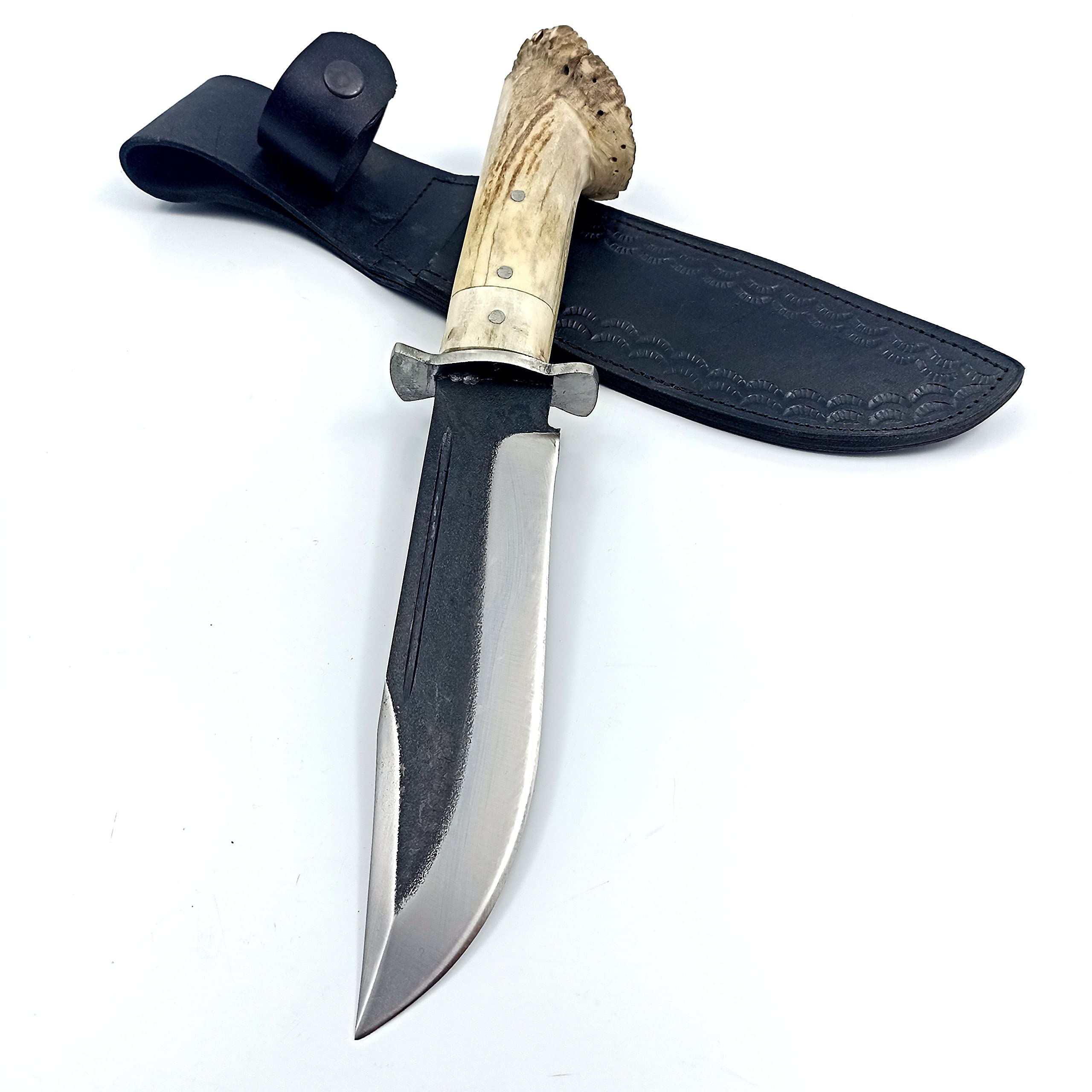 Antler Handle Bowie Knife