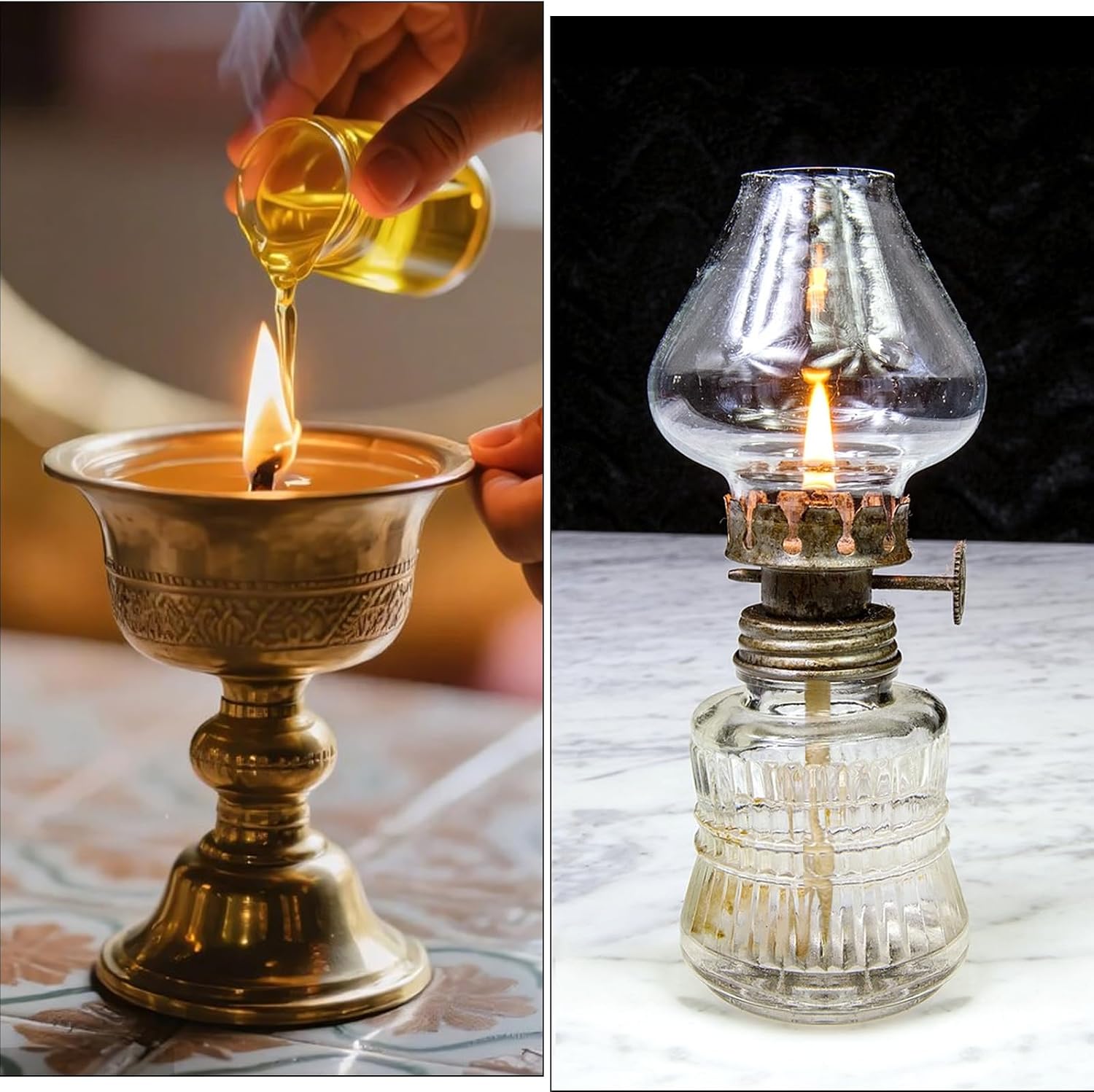 25 PCS 1/4" Oil Lamp Wicks Round Cotton Kerosene Oil Lamp Long Wicks Burner Lamp Wicks Replacement for Oil Lamp Candle Lamp Burner Kerosene Lantern
