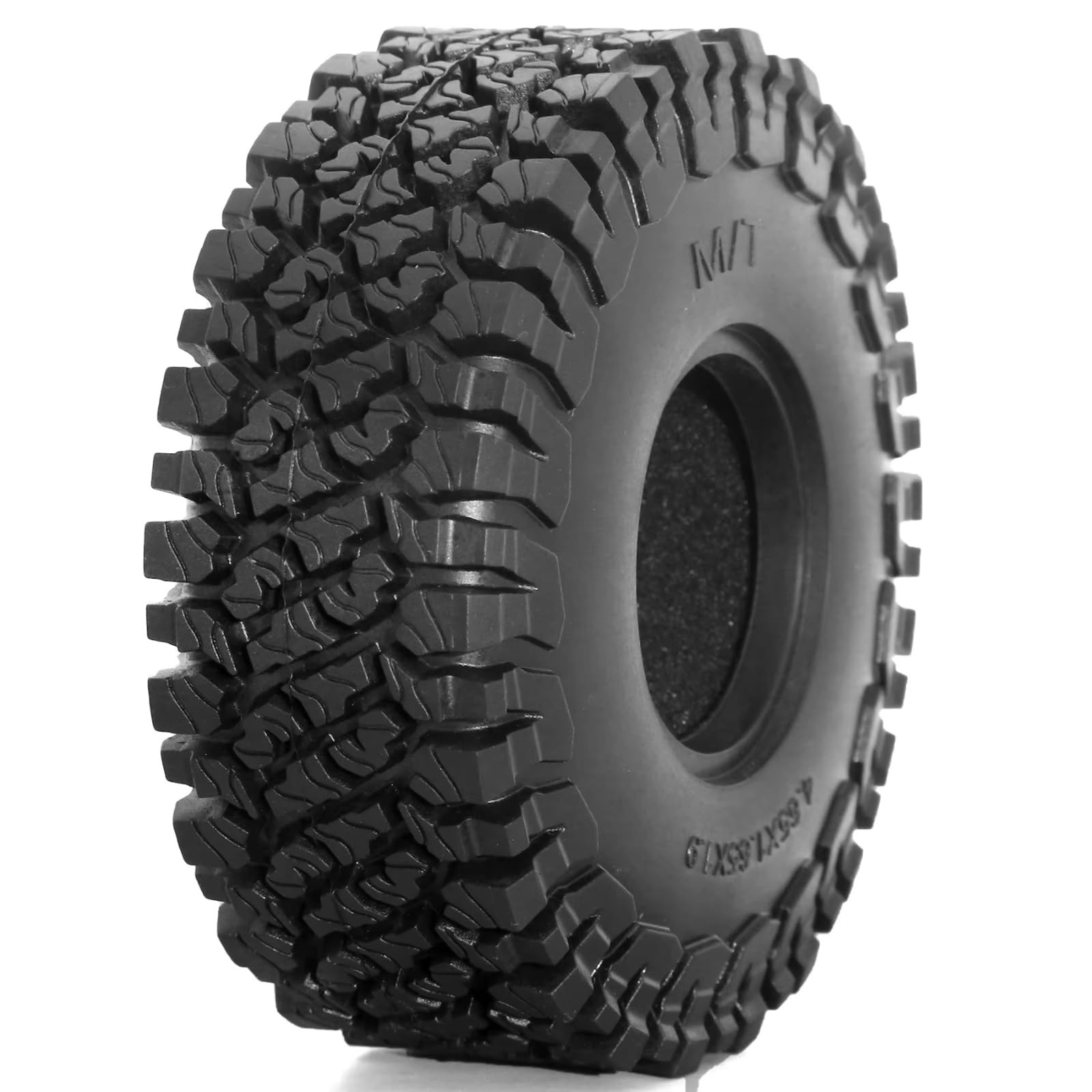 RC Ruote Gomma Per Axial Per SCX10 II III 90046 Per Traxxas Per TRX4 D90 Per Redcat Per MST 1/10 4 Pezzi 118 Mm 1,9" Pneumatico In Gomma Per Ruote RC Crawler Ricambi Auto