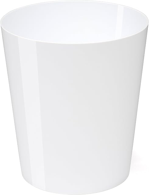 OSCO White Hi-Gloss Strong Plastic Bin