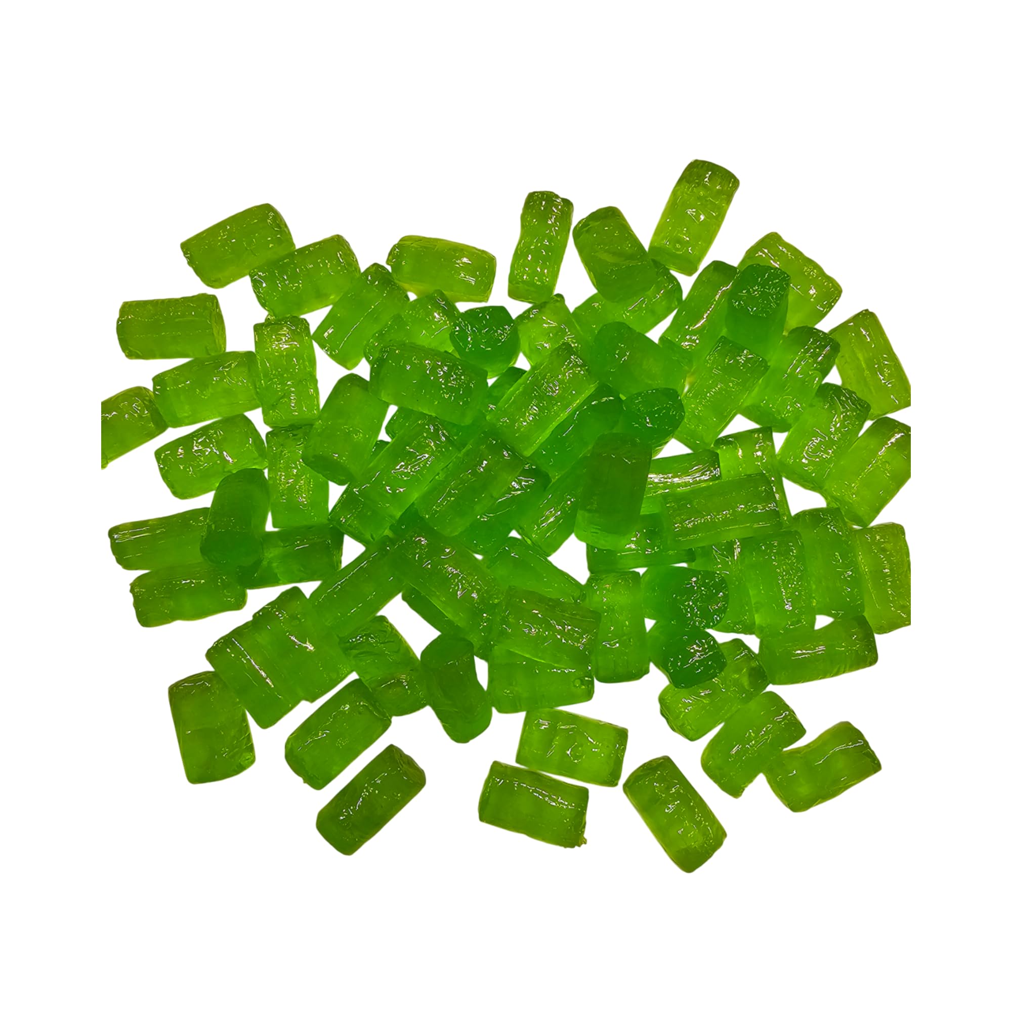 Bulk Green Apple Hard Candy – 1.5lbs – Repackaged by Mima Mima – Made from Jolly Rancher Candy - Gluten Free Hard Treats Individually Wrapped Bag