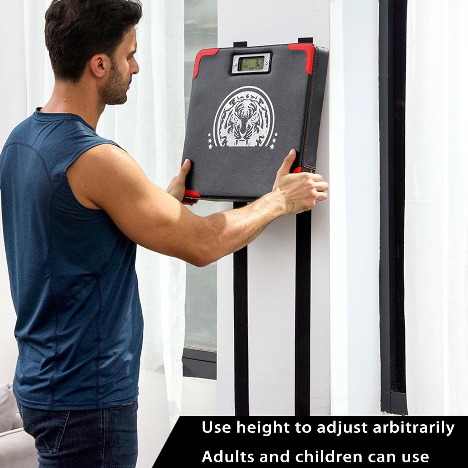 Training Boxing Sandbag - Strength Tester Punch Target, Design Fitness Gear, Professional Resistant Punching Bag | Home Gym Martial Arts Exercise Equipment for Workout Practice