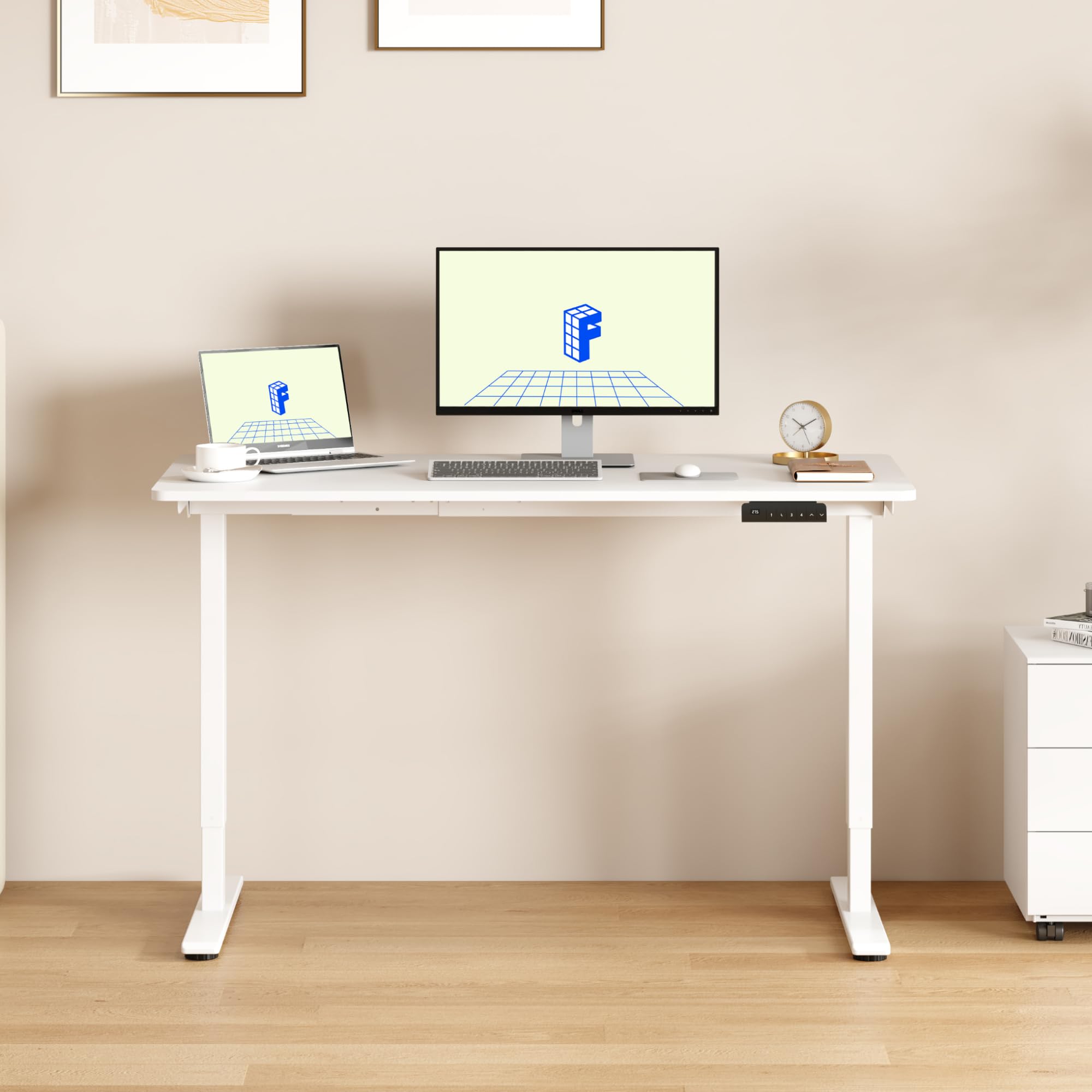 Flexispot E3W フレームのみ 白 Amazon.com: FLEXISPOT E3 Dual Motor Electric Standing Desk 55 x 28