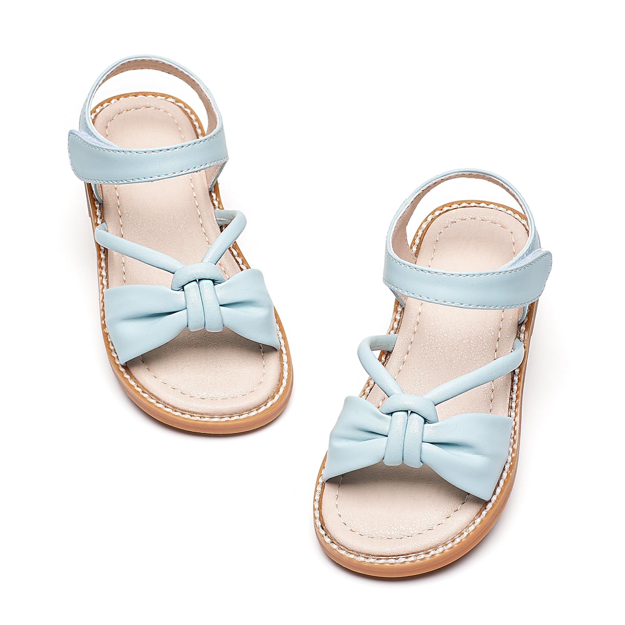 Kiderence Toddler Flower Girl Sandals Open Toe Dress Shoes Wedding Party