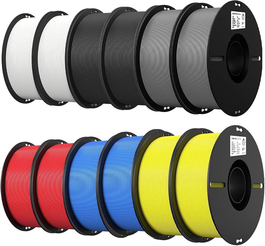 Amazon.com: Creality PLA Filament 1.75mm, 12‑Pack, 12KG Total