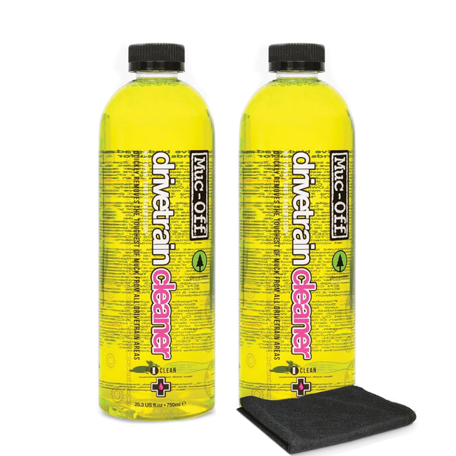 Muc-Off Bio Drivetrain Cleaner | Effective Biodegradable Bicycle Chain Cleaner and Degreaser Spray | Suitable for All Types of Bike