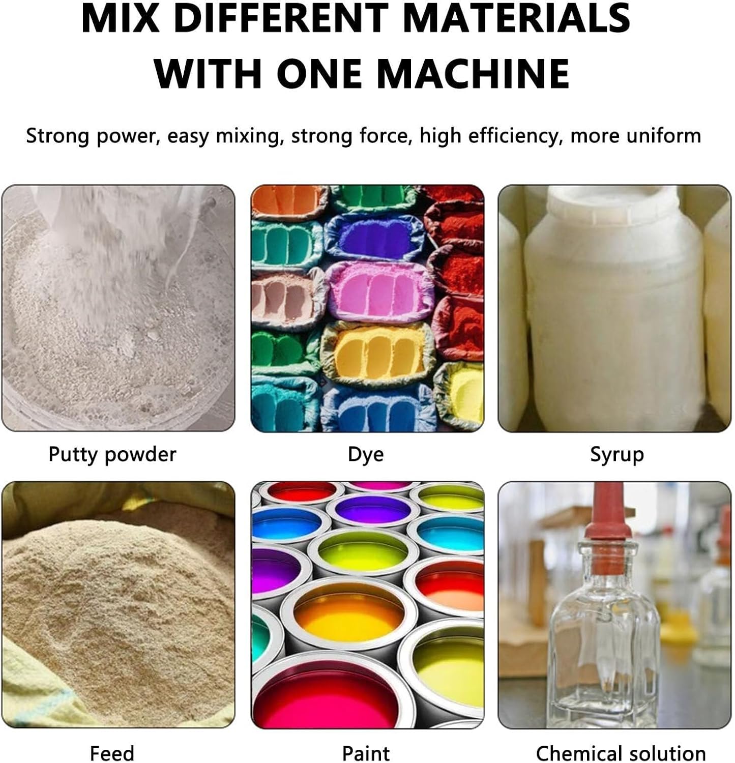 Pneumatic Paint Mixer, 1HP Stand Agitator, IBC Air Mixer, 0-2500RPM Speed, 1000L Stirring Capacity, Ideal for Paint, Coatings & Liquids Mixing