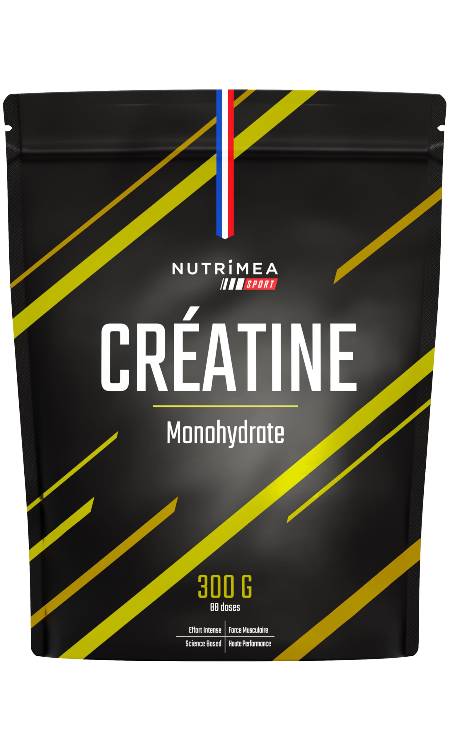 Creatine Monohydrate | 300 g | Poudre 100% Pure | Performance Physique | Énergie