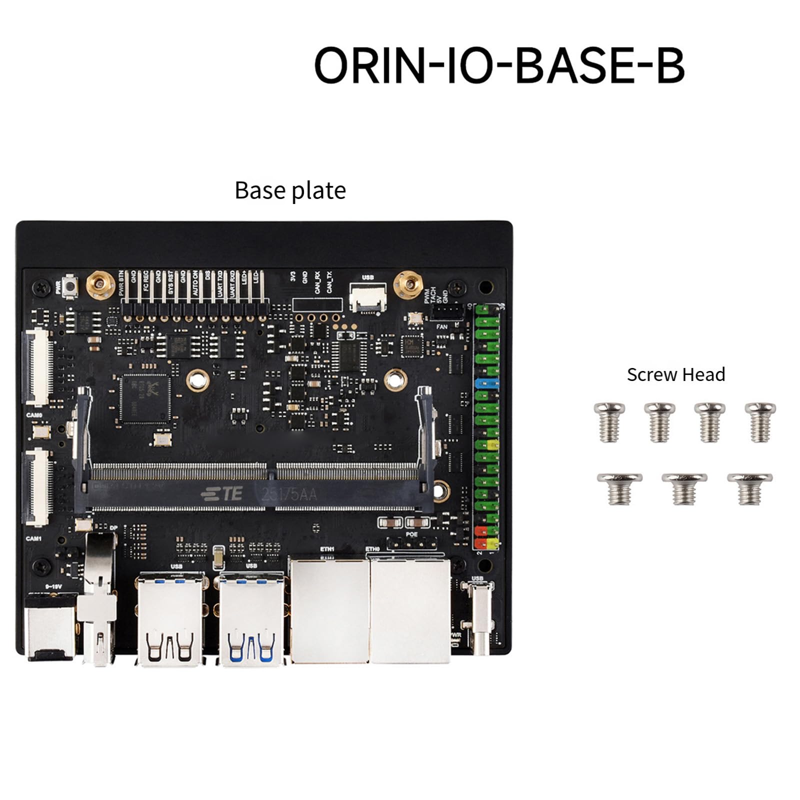 Per Orin Scheda di Espansione Bordata Calcolo 2 Canali Porta USB 10Gbps Integrazione Industriale WiFi 4K Orin/Scheda di Sviluppo
