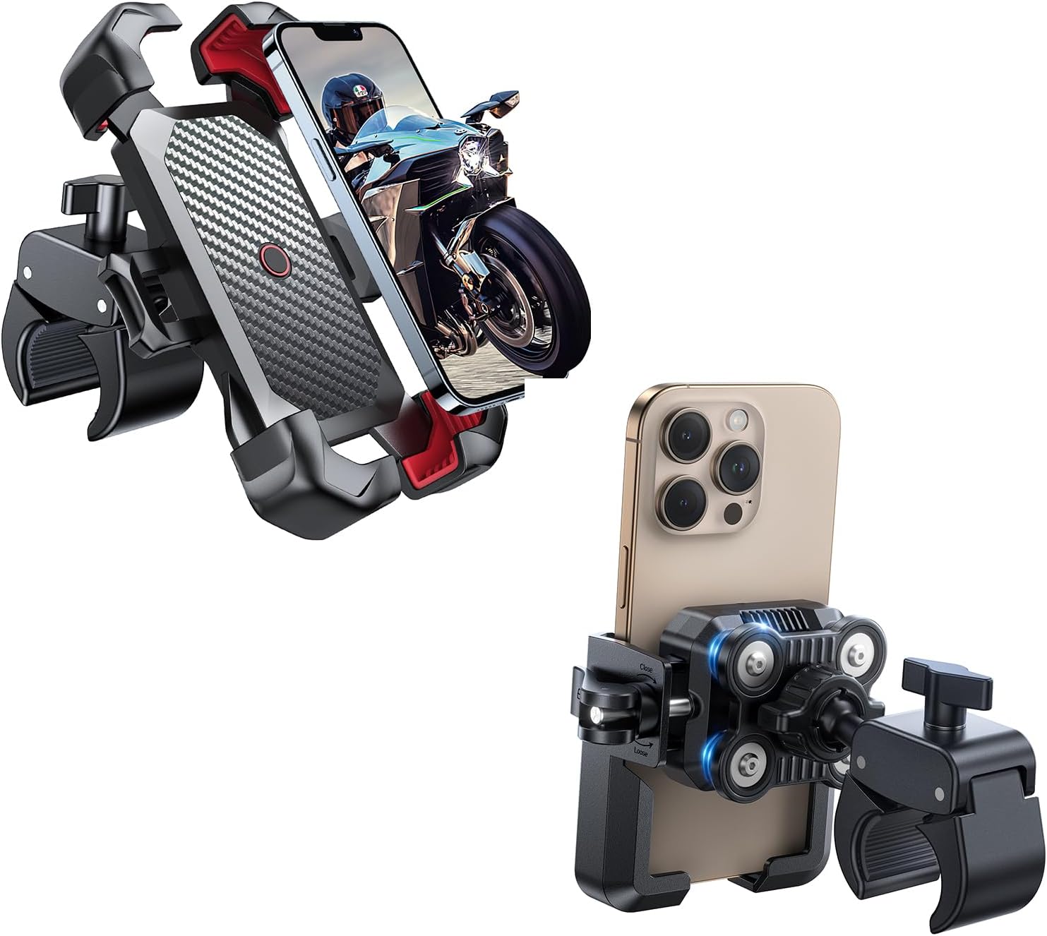 JR-288 + JR-426 Motorcycle Phone Mount