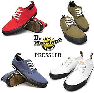 Amazon.co.jp: [ドクターマーチン] スニーカー プレスラー キャンバス