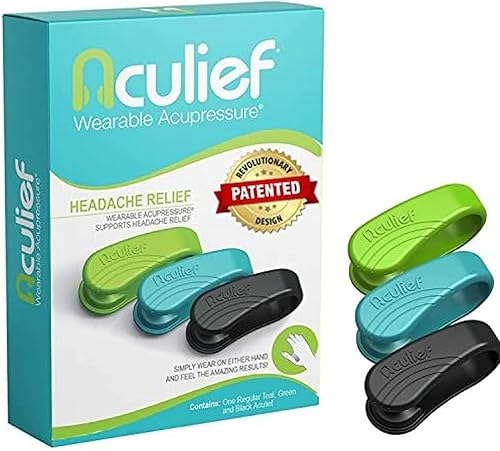 Aculief Clip de acupresión, compacto para puntos de presión de acupuntura, para terapia física y uso diario, promueve la relajación y el manejo del