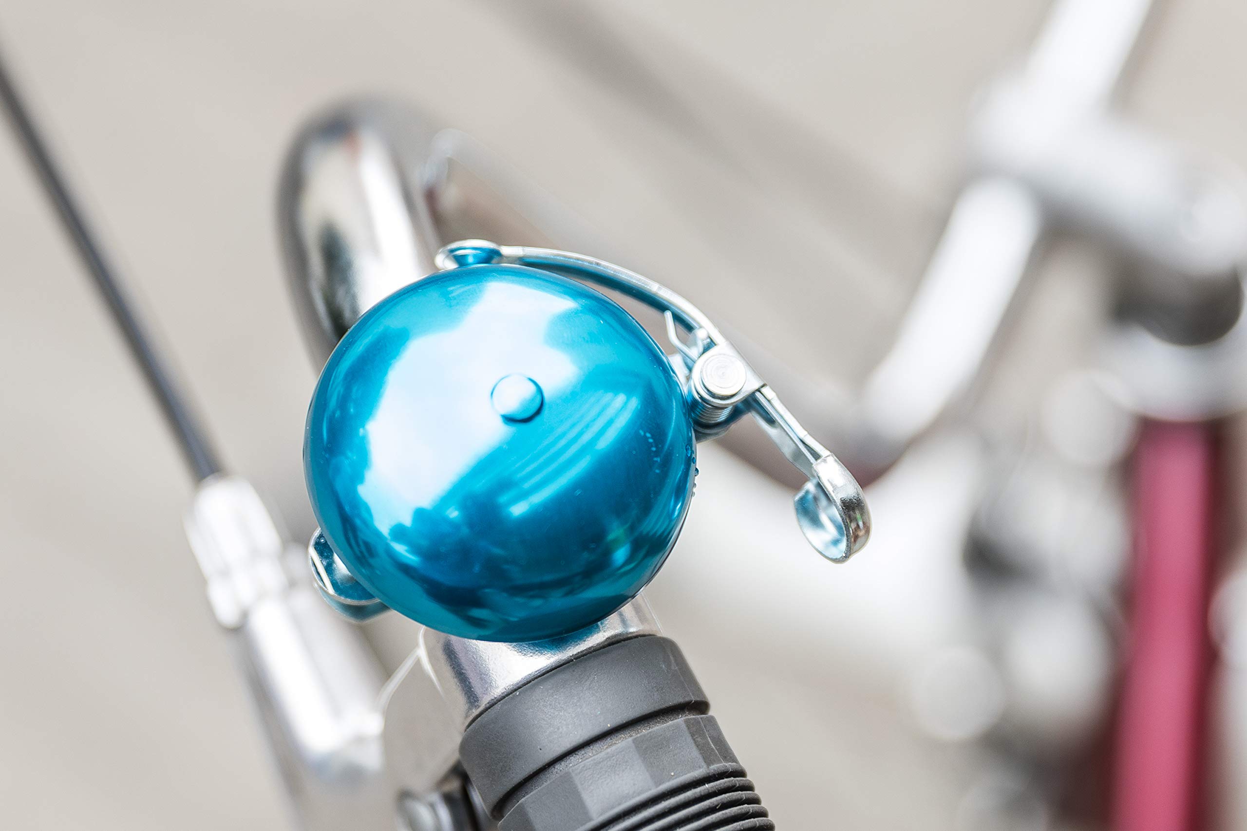 Pegas - Timbre de bicicleta para bicicleta de carretera, timbre para bicicleta de montaña, bicicleta cómoda, bicicleta eléctrica, bicicleta plegable, niños, mujer, hombre, anillo de bicicleta (azul)