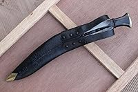Vista 9 de 13" Service Kukri - Khukuri de acero de alto carbono, cuchillos forjados a mano, Kukris tradicional de Nepal