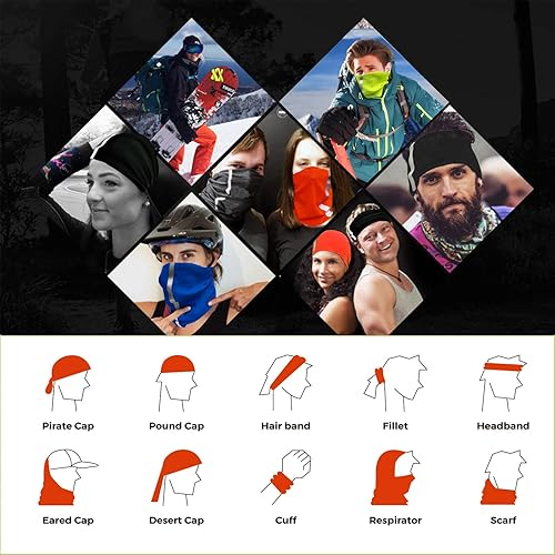 Miniatura 5 de Neck Gaiter Seamless bandana Balaclava Headbands Face Cover