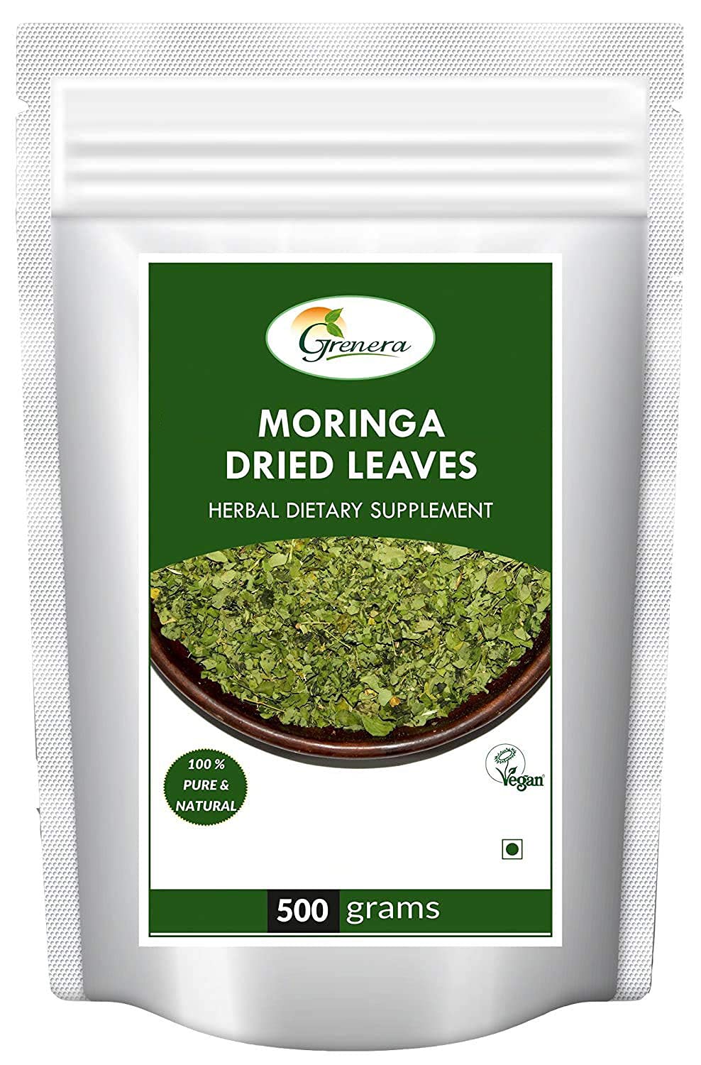 Grenera Moringa Leaves (Drumstick) Dried 500 gram | For making herbal tea, smoothies, soup, salads, curries (B06XSGDLCJ) Amazon Price History, Amazon Price Tracker